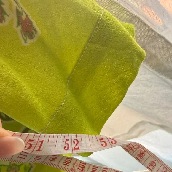 Free People Mustard Green Floral Maxi Dress - Picture 5 of 5